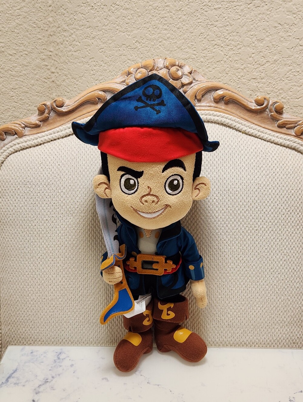 Disney's Jake And the Neverland Pirates 12" Soft Plush Captain Jake Doll Stuffed